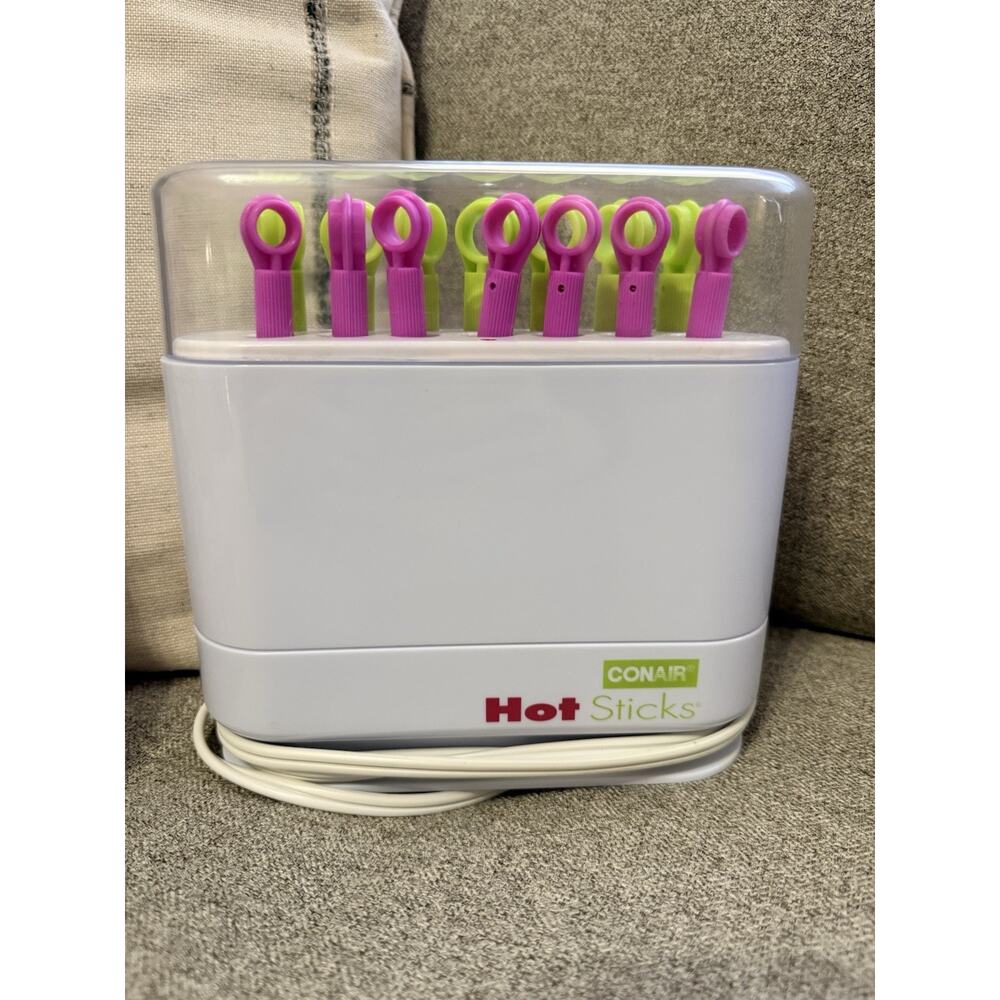 2006 Conair Hot Sticks Pink Green ***No Box***